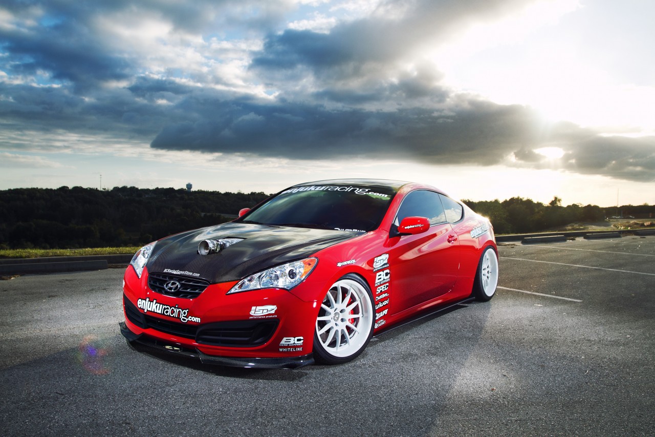 Enjuku Racing's LS1 swapped Genesis Coupe