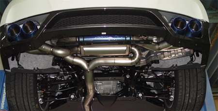 Nissan gtr mines exhaust